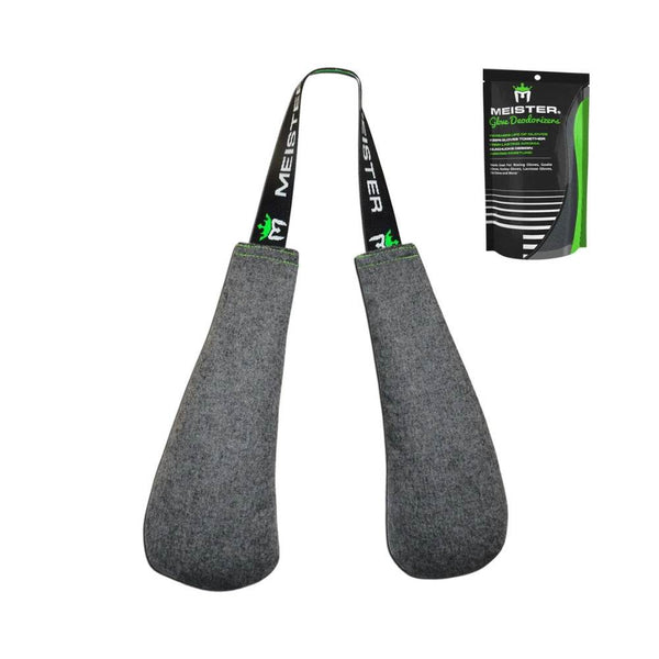 Pair of Meister Glove Deodorizers with  fragrance filled, placed side-by-side on a white background.
