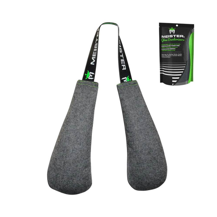 Pair of Meister Glove Deodorizers with  fragrance filled, placed side-by-side on a white background.