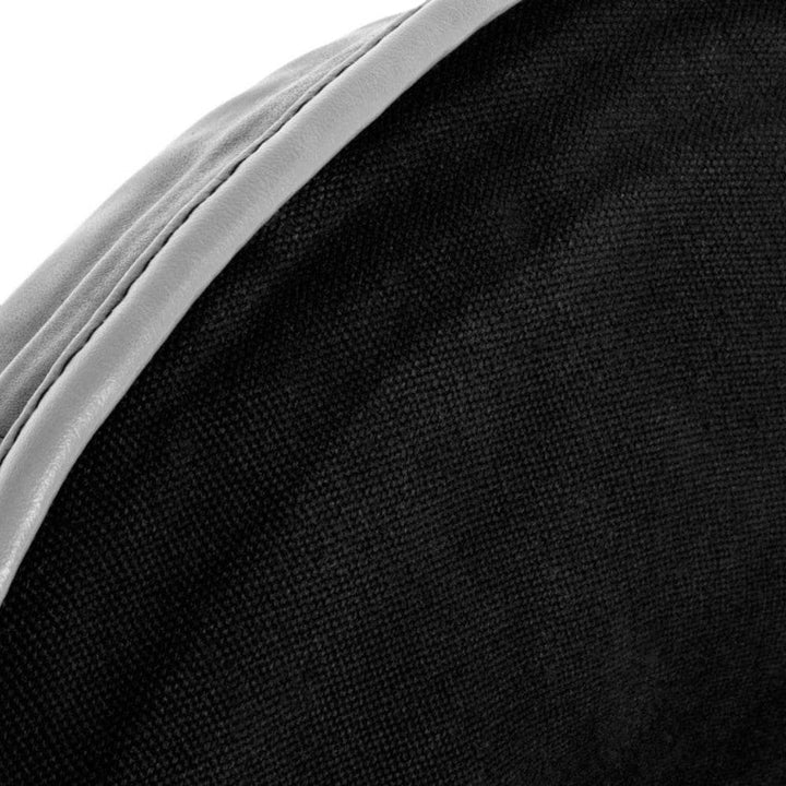 Close-up of the inner black fabric of the Venum Elite Belly Protector showing the detailed stitching and material texture.