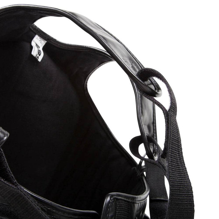 Interior view of the Venum Elite Body Protector revealing the breathable lining and inner structure for comfort during wear.