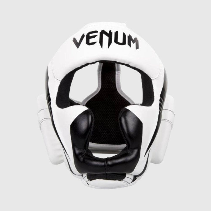 Front view with full front padding and the “VENUM” logo on the forehead.